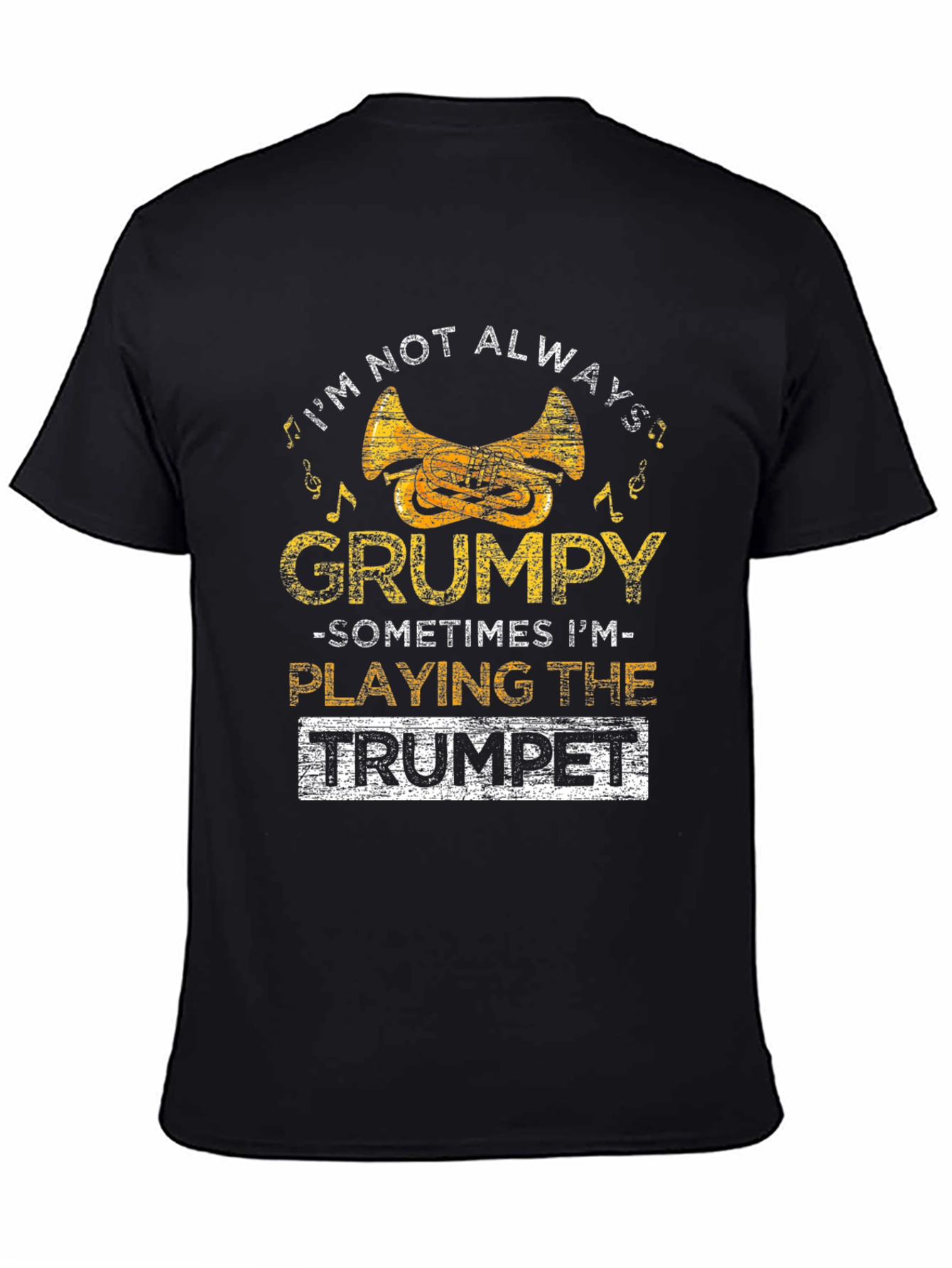 Grumpy Trumpet Player T-Shirt - Funny Musician Tee