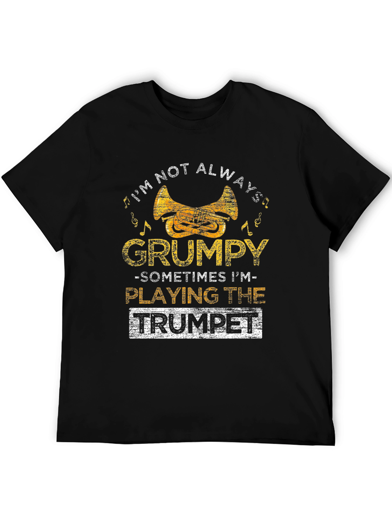 Grumpy Trumpet Player T-Shirt - Funny Musician Tee