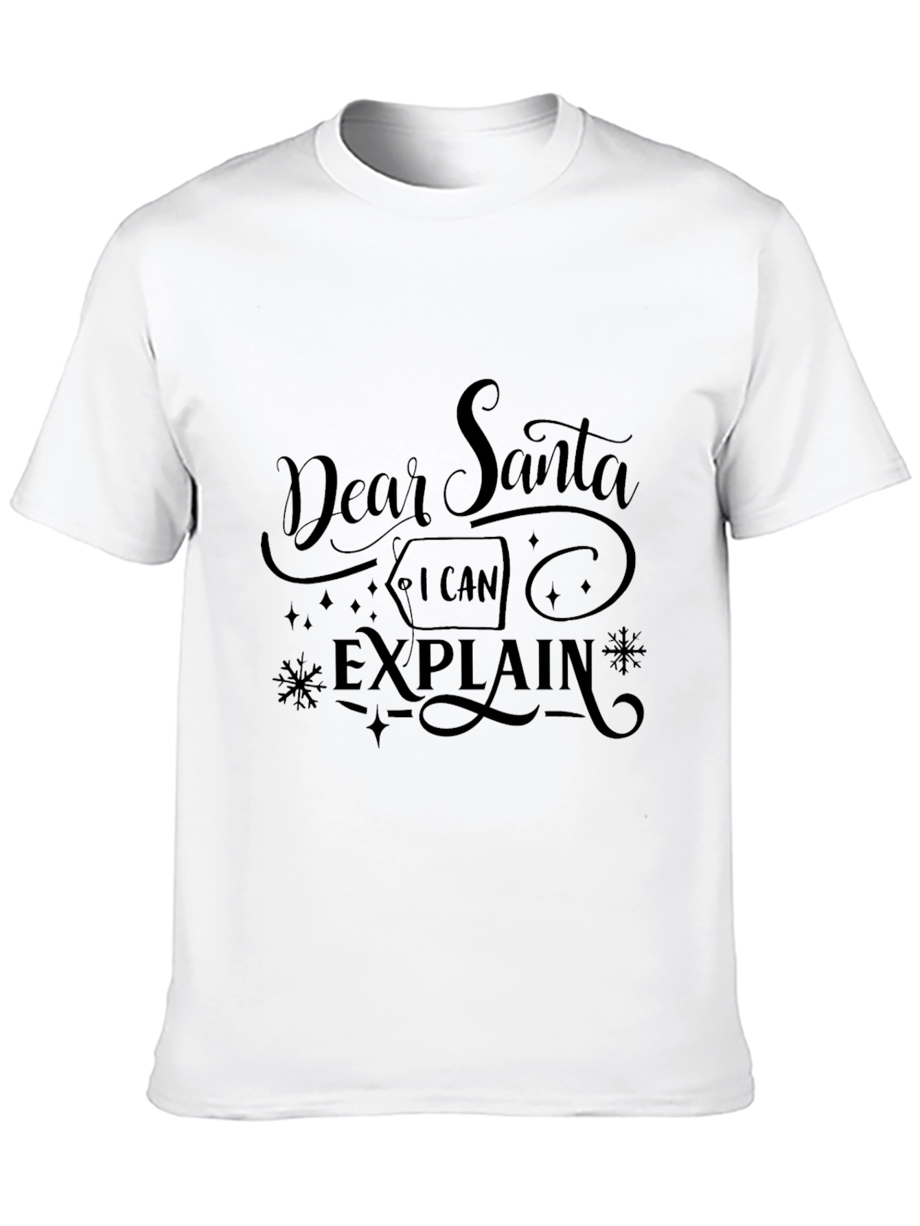 Dear Santa I Can Explain Graphic Tee