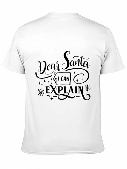 Dear Santa I Can Explain Graphic Tee