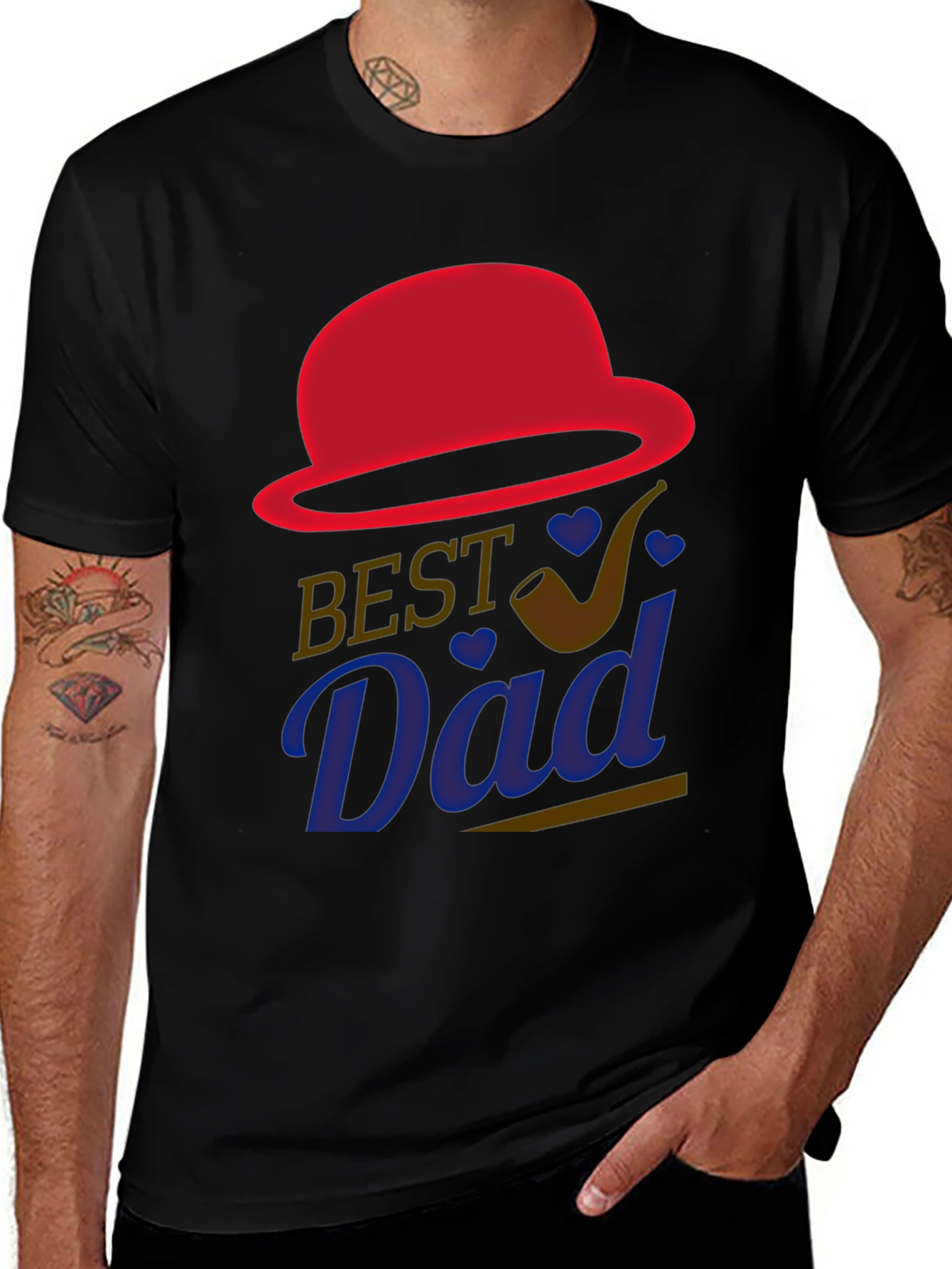 Best Dad Ever Graphic Tee - Fathers Day Gift