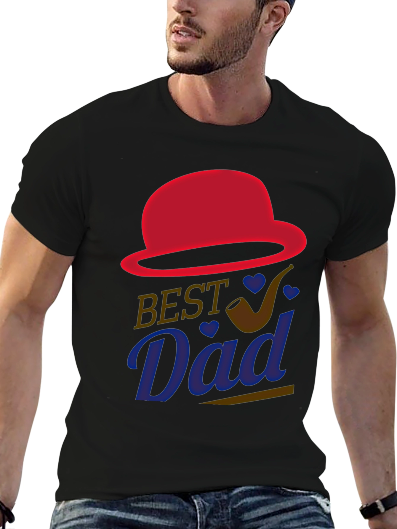 Best Dad Ever Graphic Tee - Fathers Day Gift