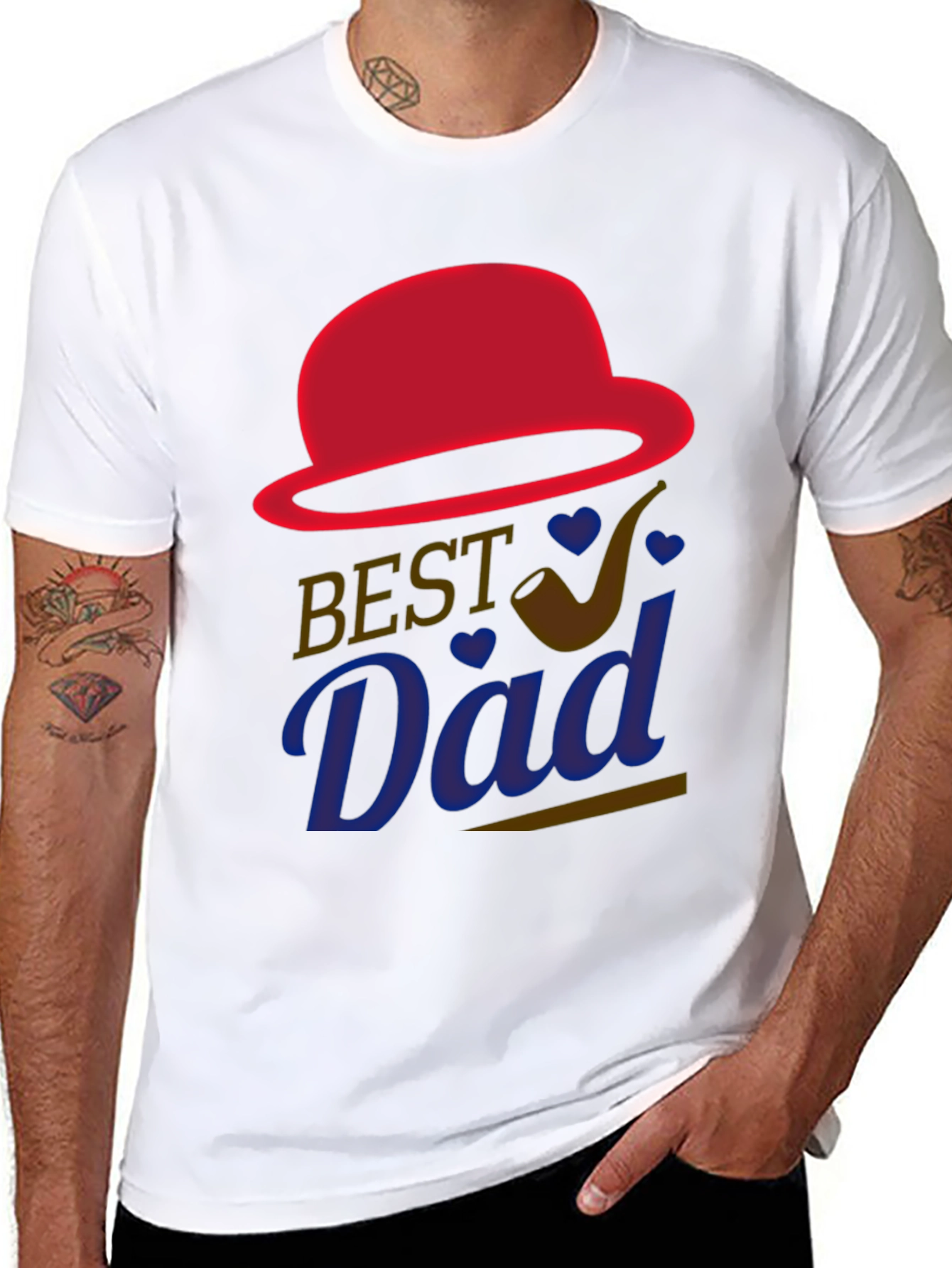 Best Dad Ever Graphic Tee - Fathers Day Gift