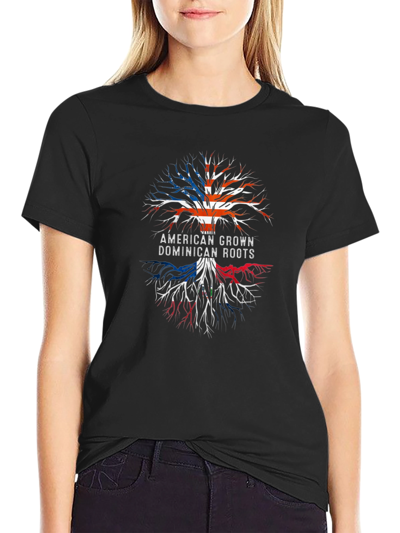 American Grown Dominican Roots T-Shirt