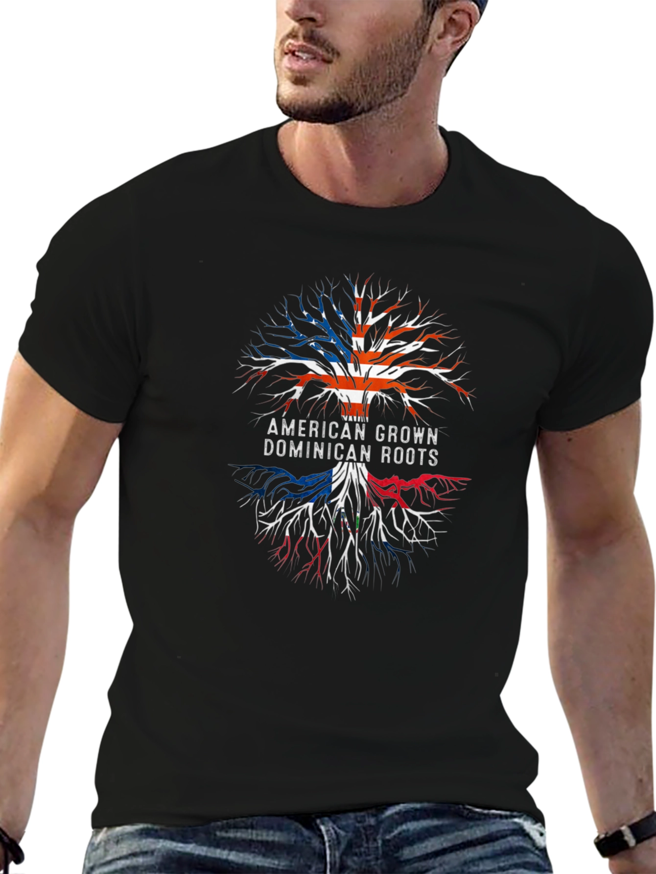 American Grown Dominican Roots T-Shirt