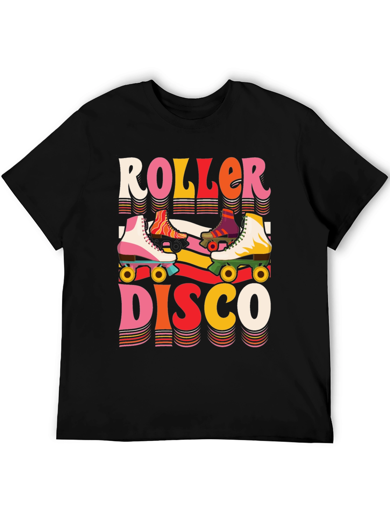 Roller Disco Graphic Tee - Retro Vibes!