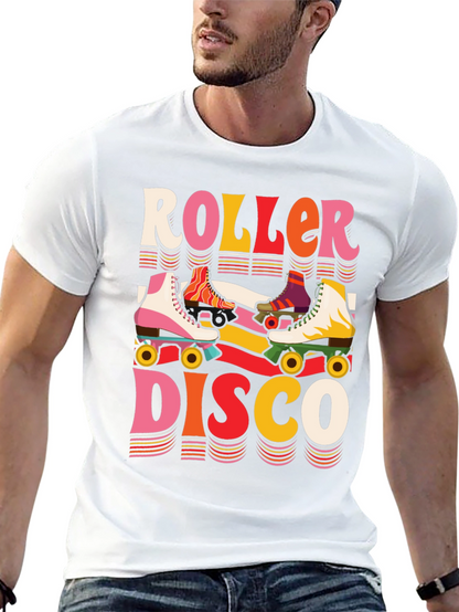 Roller Disco Graphic Tee - Retro Vibes!