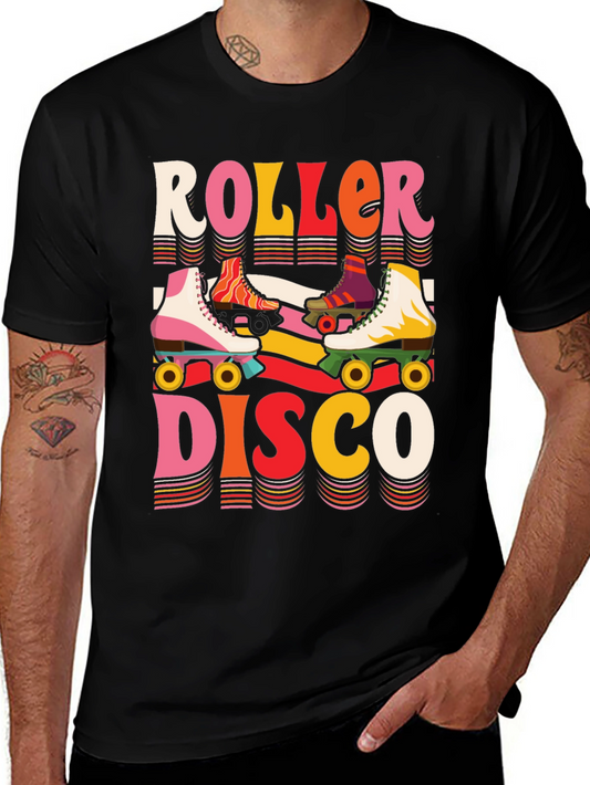 Roller Disco Graphic Tee - Retro Vibes!