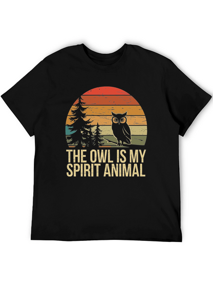 Owl Spirit Animal Graphic Tee