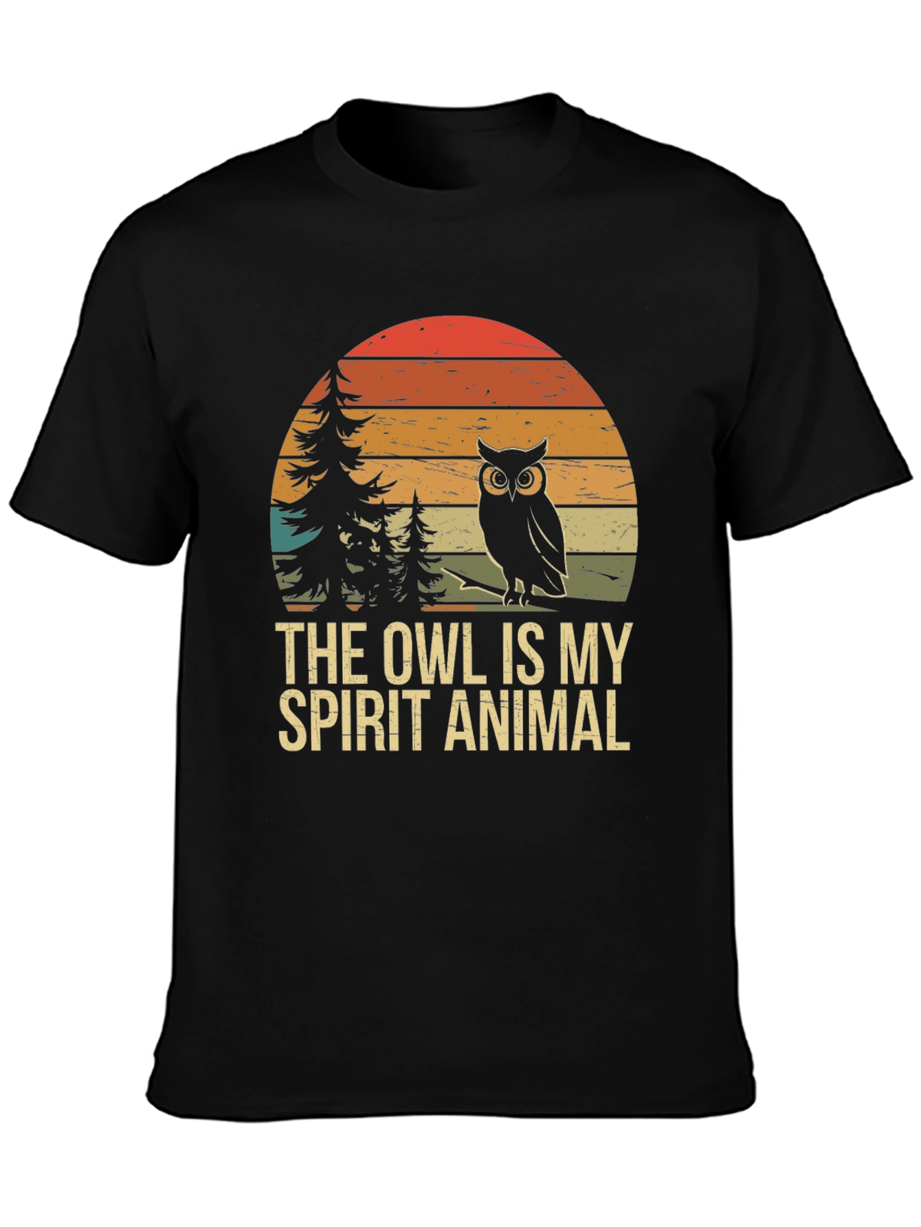 Owl Spirit Animal Graphic Tee