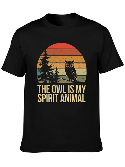 Owl Spirit Animal Graphic Tee