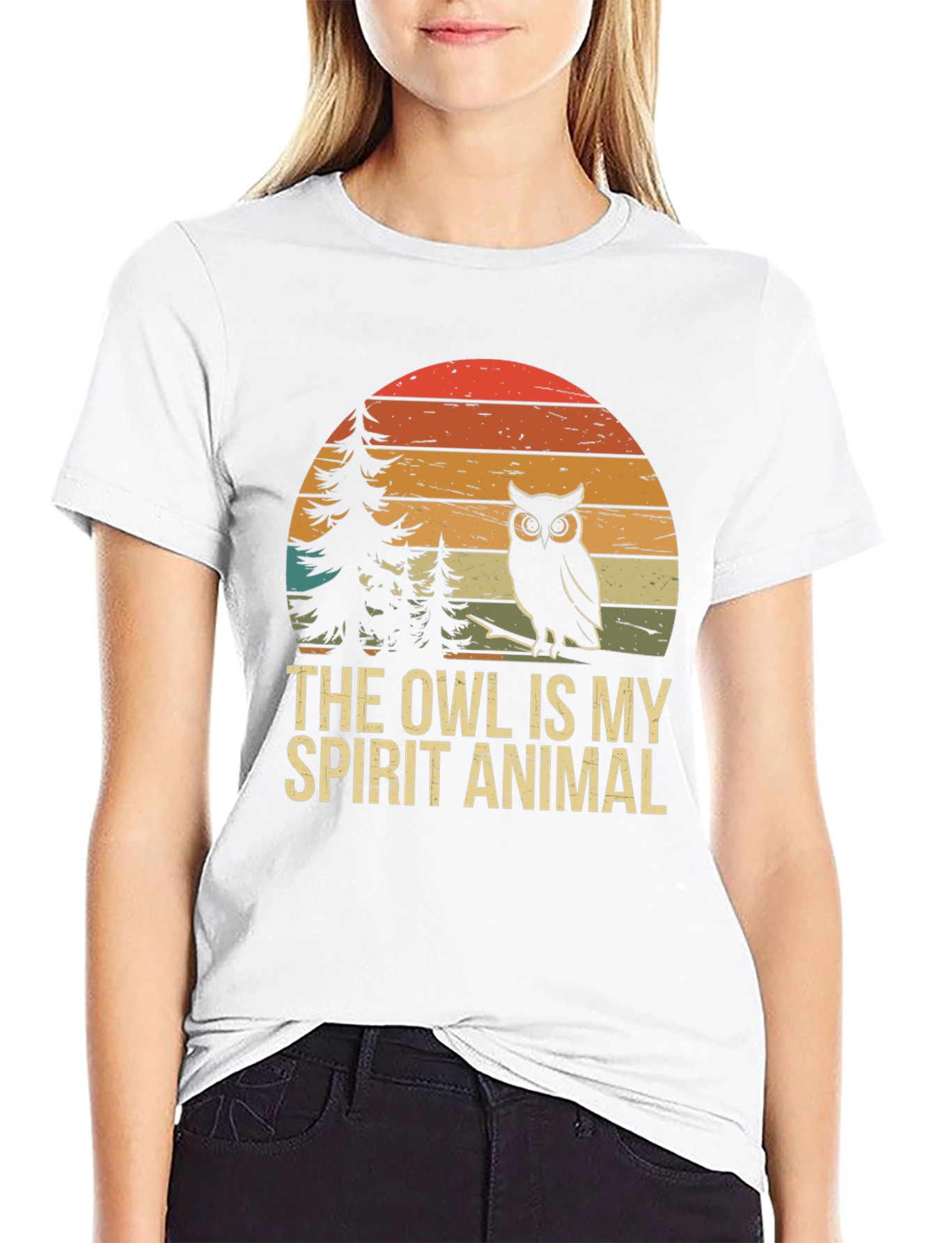 Owl Spirit Animal Graphic Tee