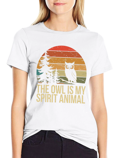 Owl Spirit Animal Graphic Tee