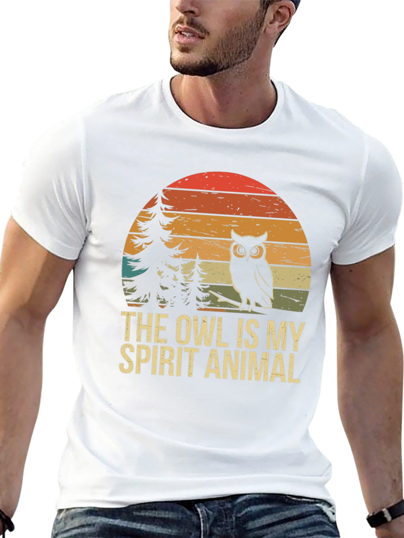 Owl Spirit Animal Graphic Tee