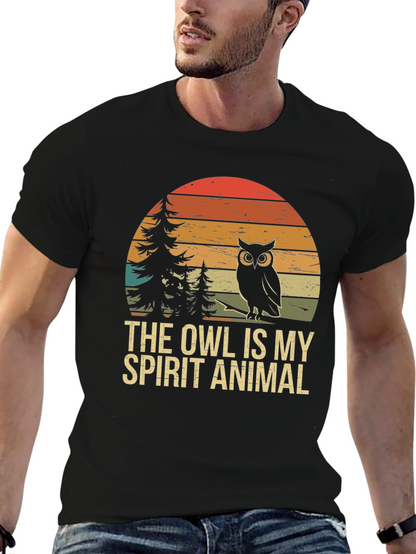 Owl Spirit Animal Graphic Tee