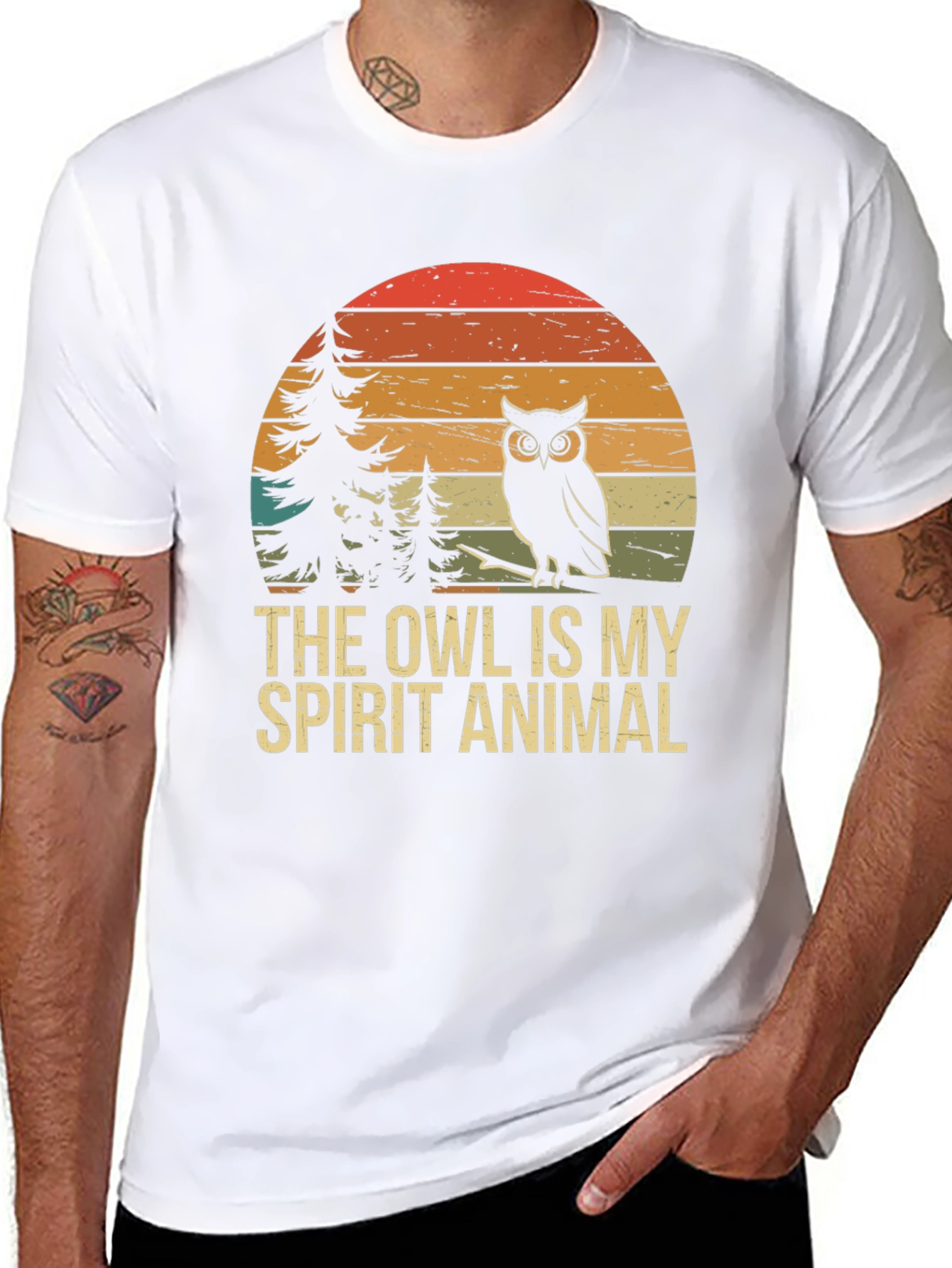 Owl Spirit Animal Graphic Tee