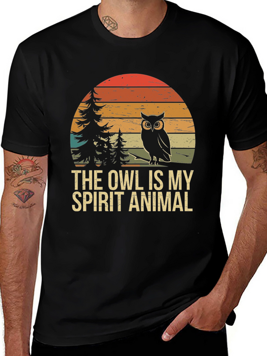 Owl Spirit Animal Graphic Tee