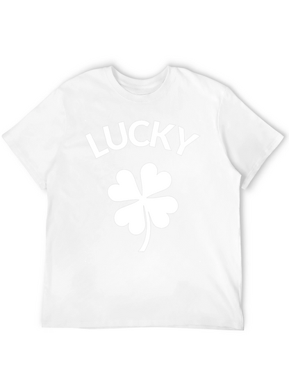 Lucky Shamrock Black T-Shirt