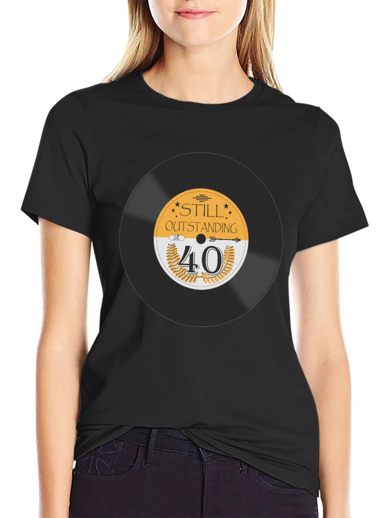 Still Outstanding at 40 Black T-Shirt