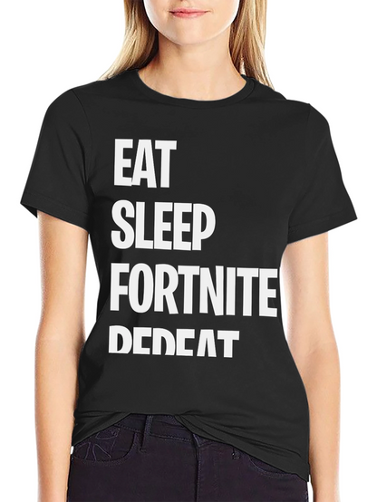 Eat Sleep Fortnite Repeat Gamer T-Shirt