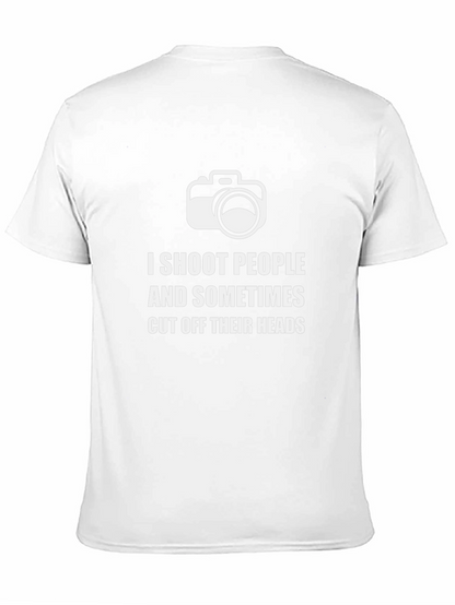 I Shoot People Funny Photographer T-Shirt