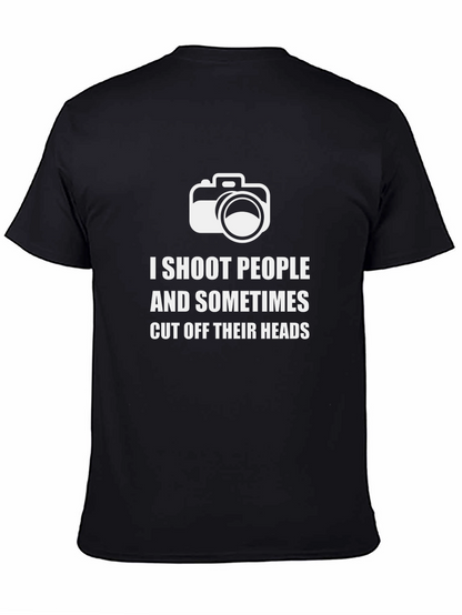 I Shoot People Funny Photographer T-Shirt