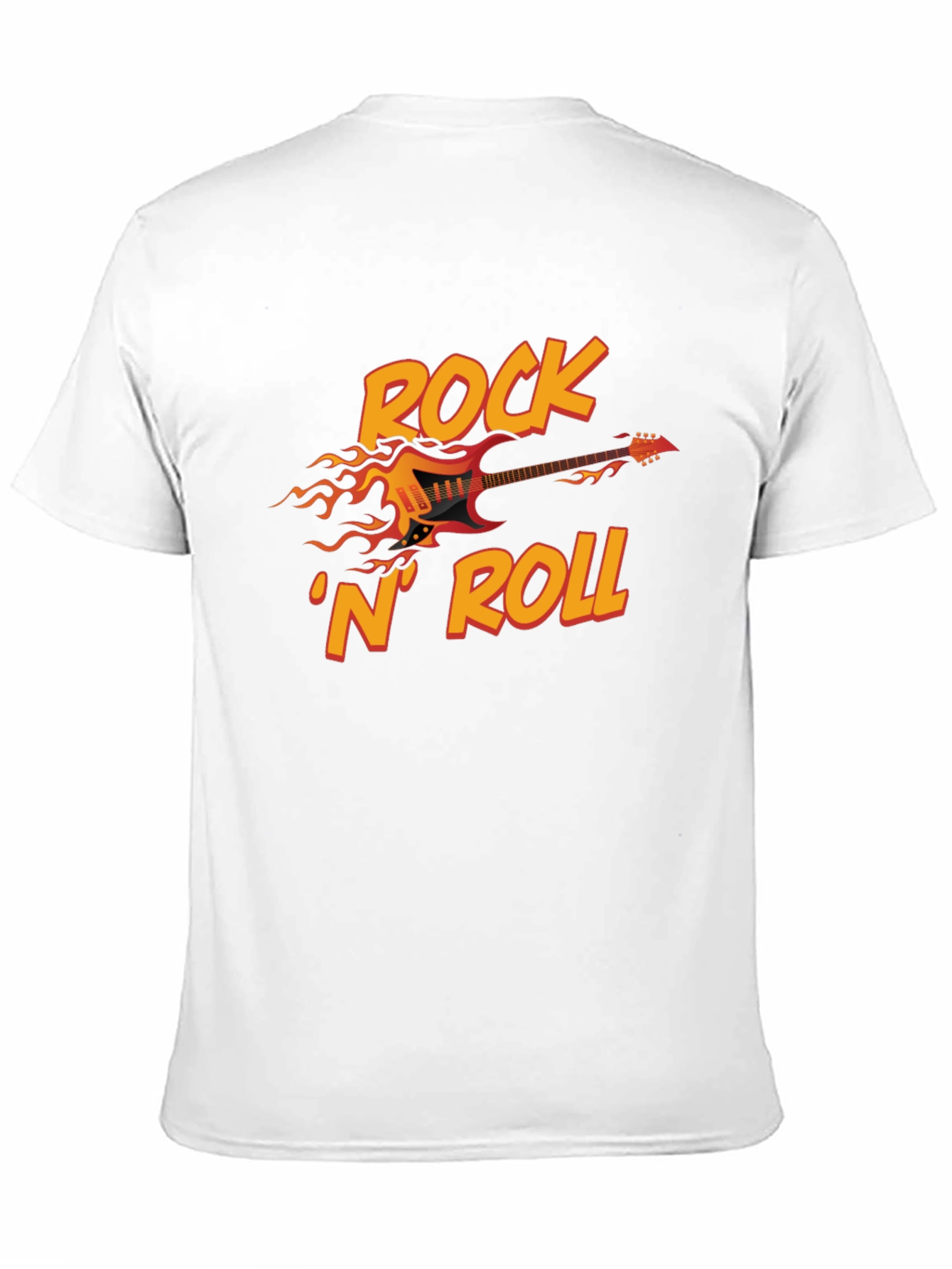Rock N Roll Guitar Graphic T-Shirt