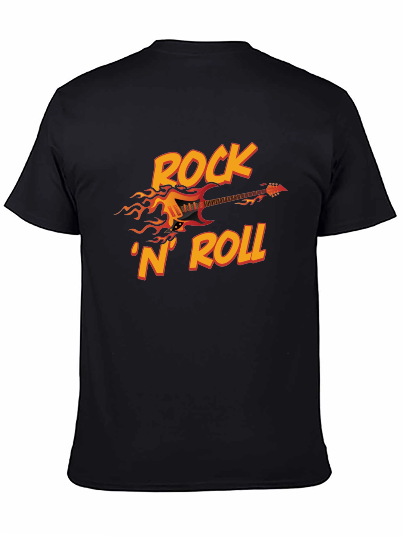 Rock N Roll Guitar Graphic T-Shirt
