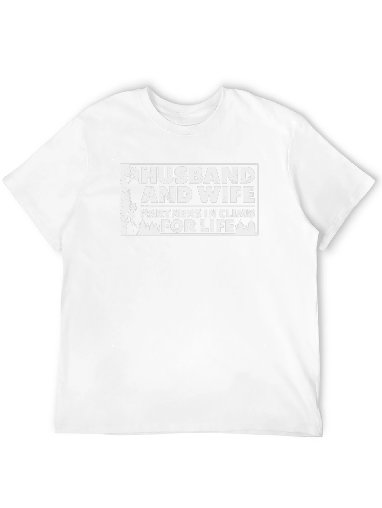 Husband and Wife Climbing Partners T-Shirt