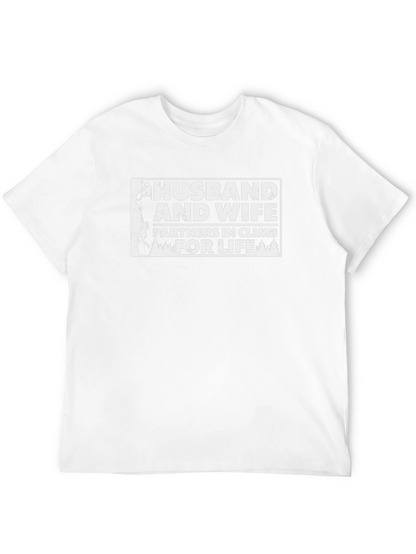 Husband and Wife Climbing Partners T-Shirt