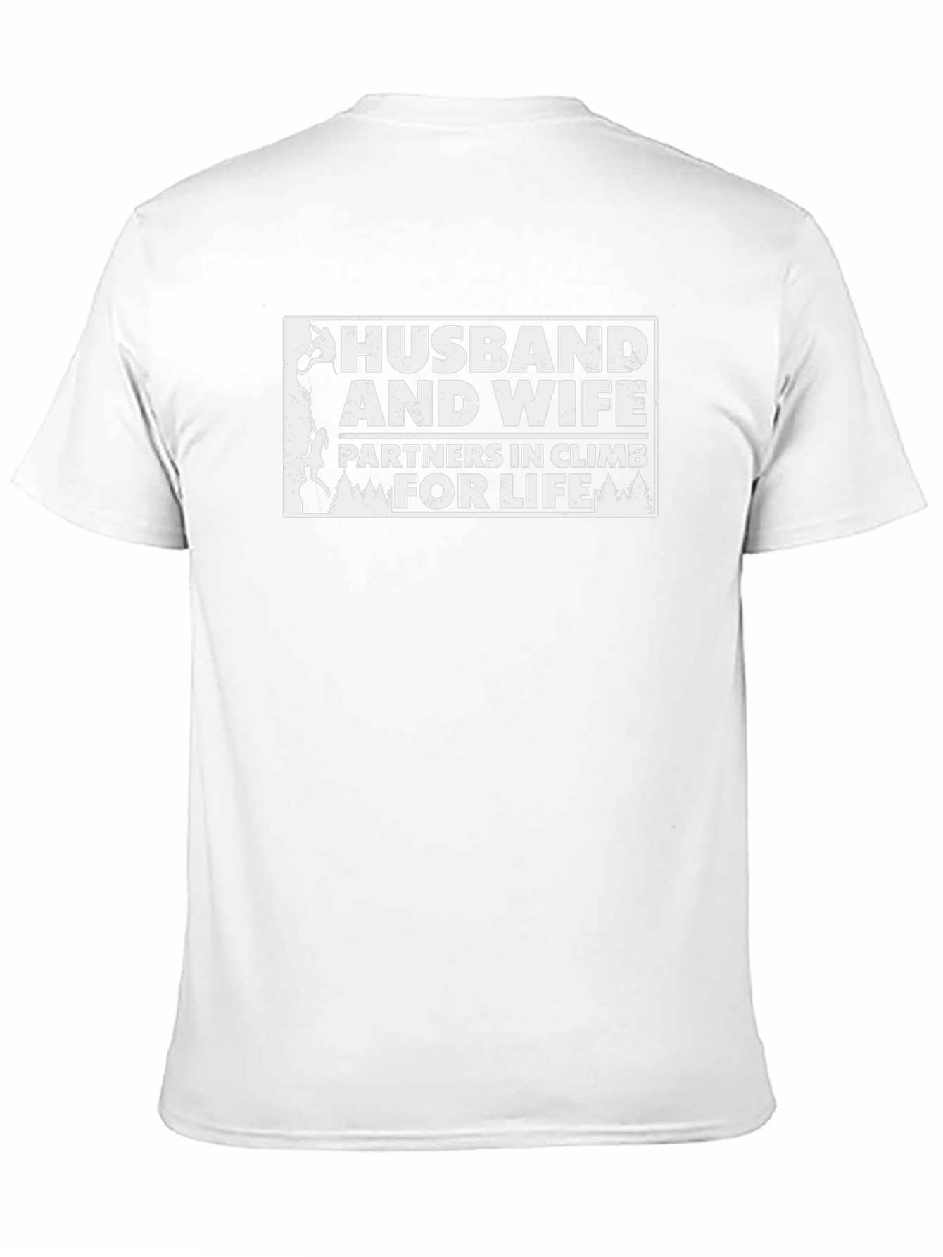 Husband and Wife Climbing Partners T-Shirt