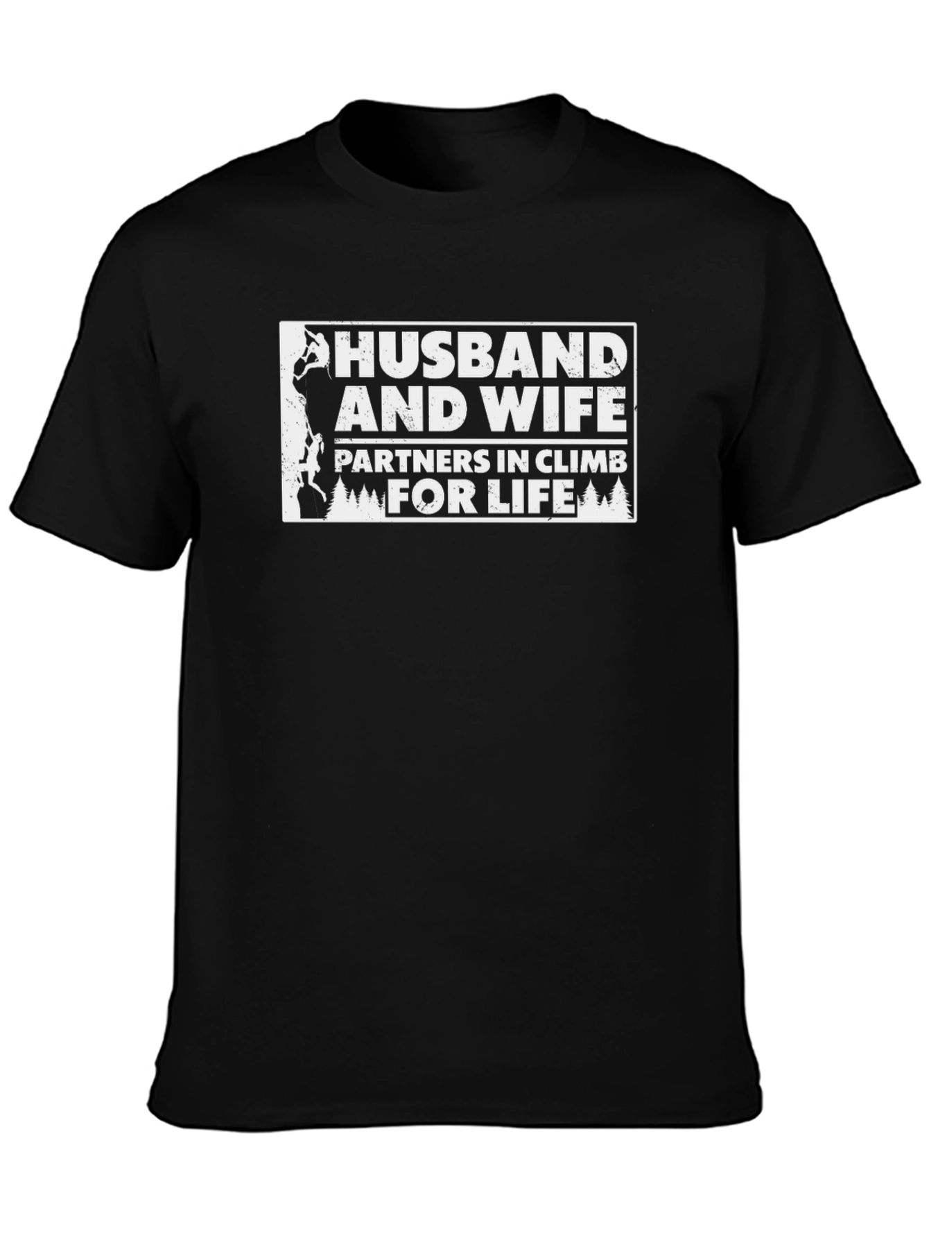 Husband and Wife Climbing Partners T-Shirt