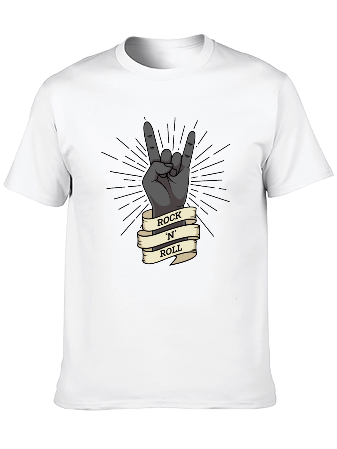 Rock N Roll Hand Gesture Graphic T-Shirt