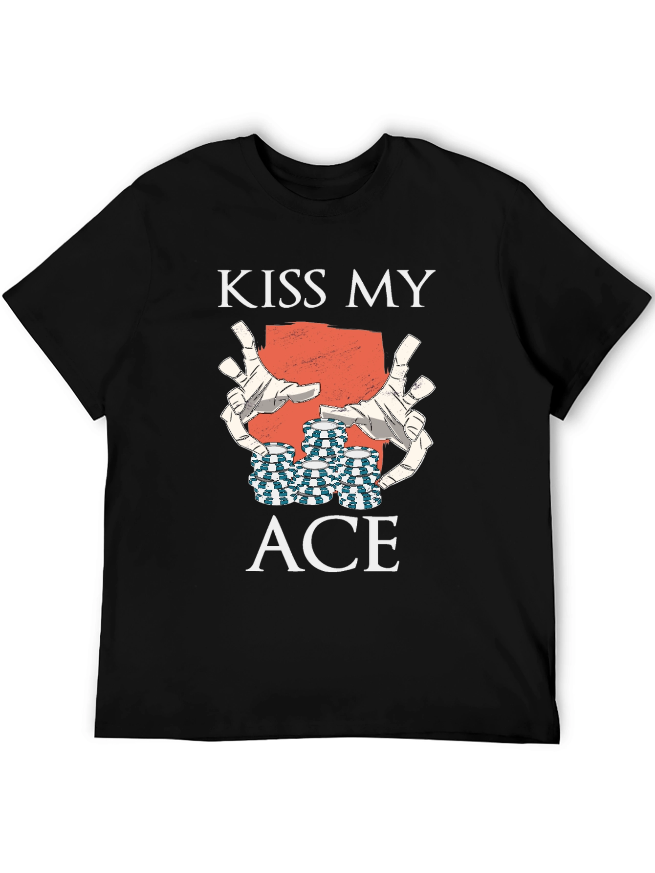 Kiss My Ace Graphic Tee - Black