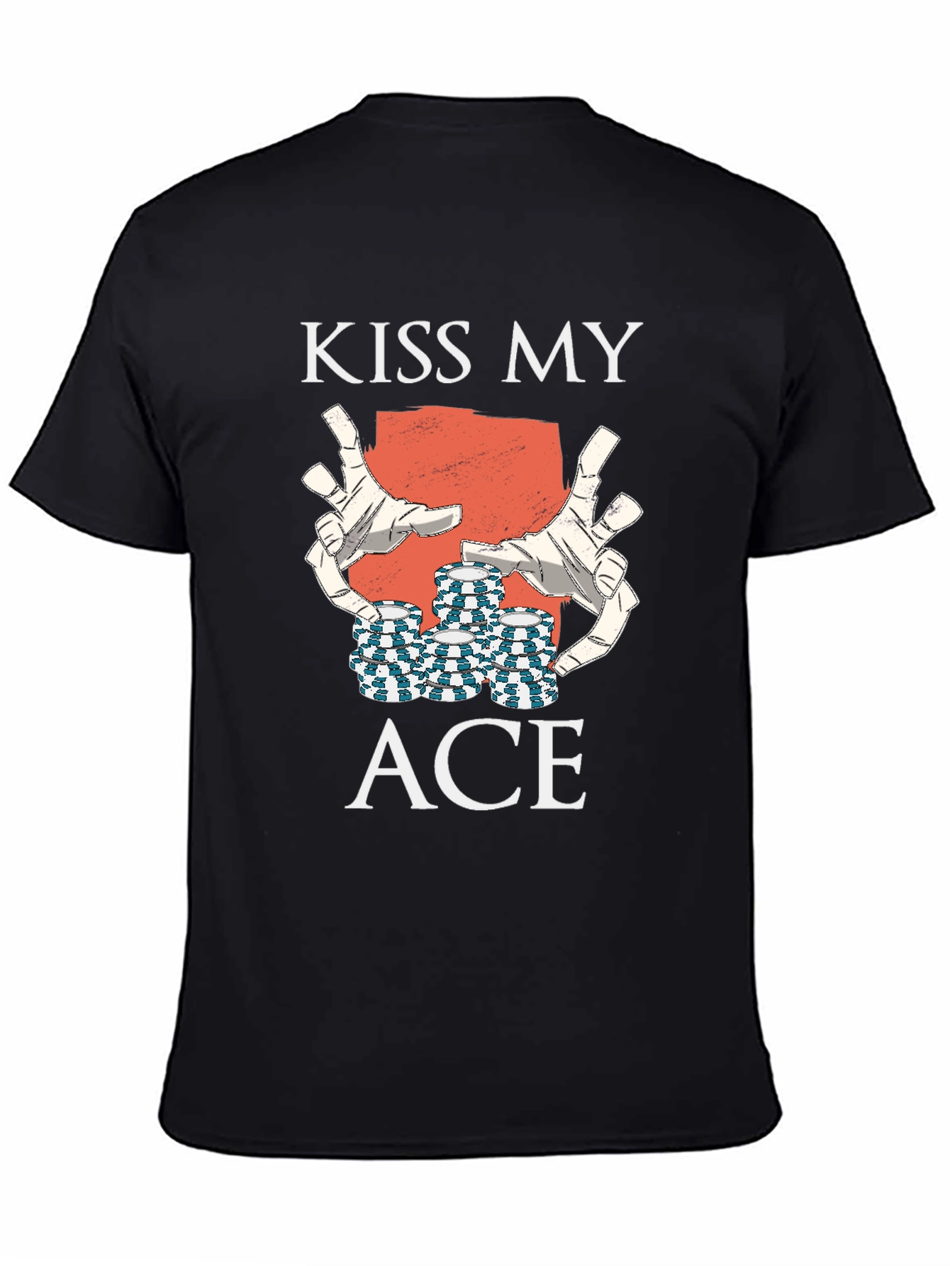 Kiss My Ace Graphic Tee - Black