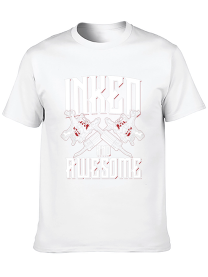 Inked and Awesome Graphic Tee - Black T-Shirt