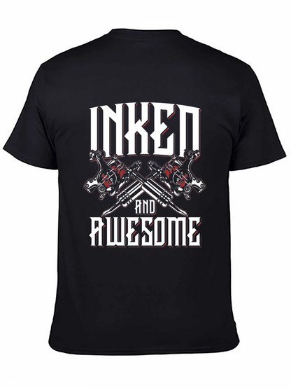 Inked and Awesome Graphic Tee - Black T-Shirt
