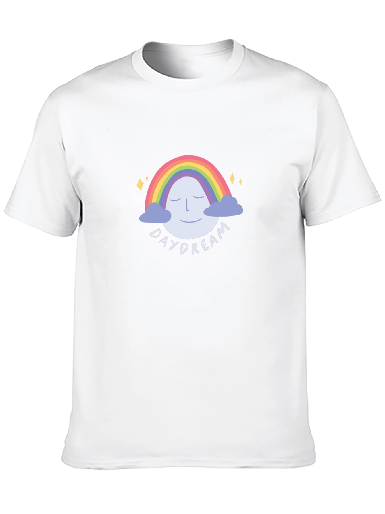 Daydream Rainbow Graphic Tee - Unisex Black T-Shirt
