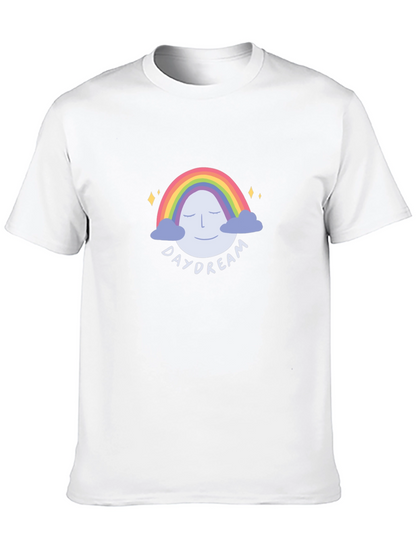 Daydream Rainbow Graphic Tee - Unisex Black T-Shirt