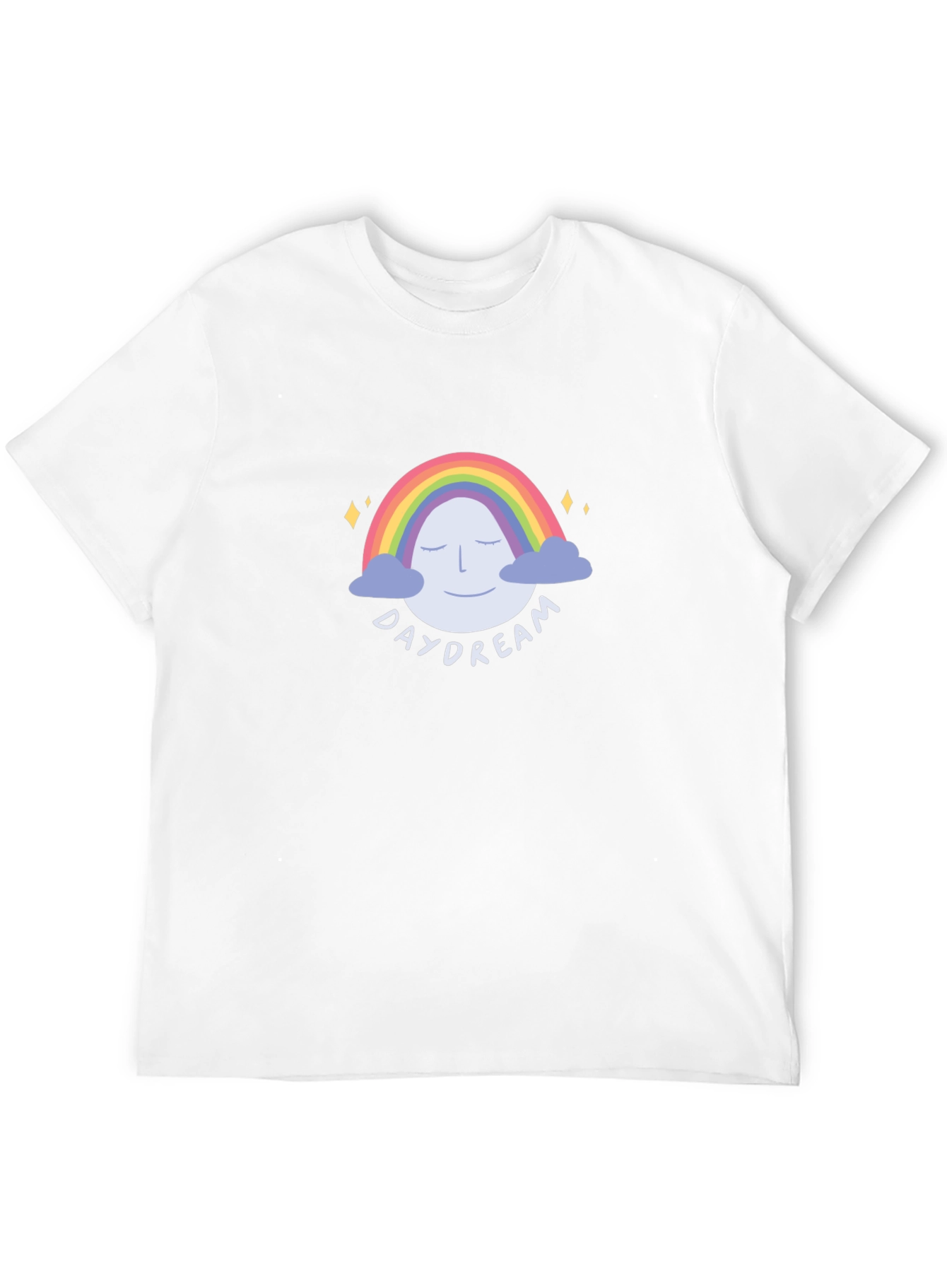 Daydream Rainbow Graphic Tee - Unisex Black T-Shirt