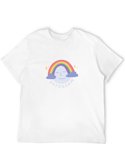 Daydream Rainbow Graphic Tee - Unisex Black T-Shirt