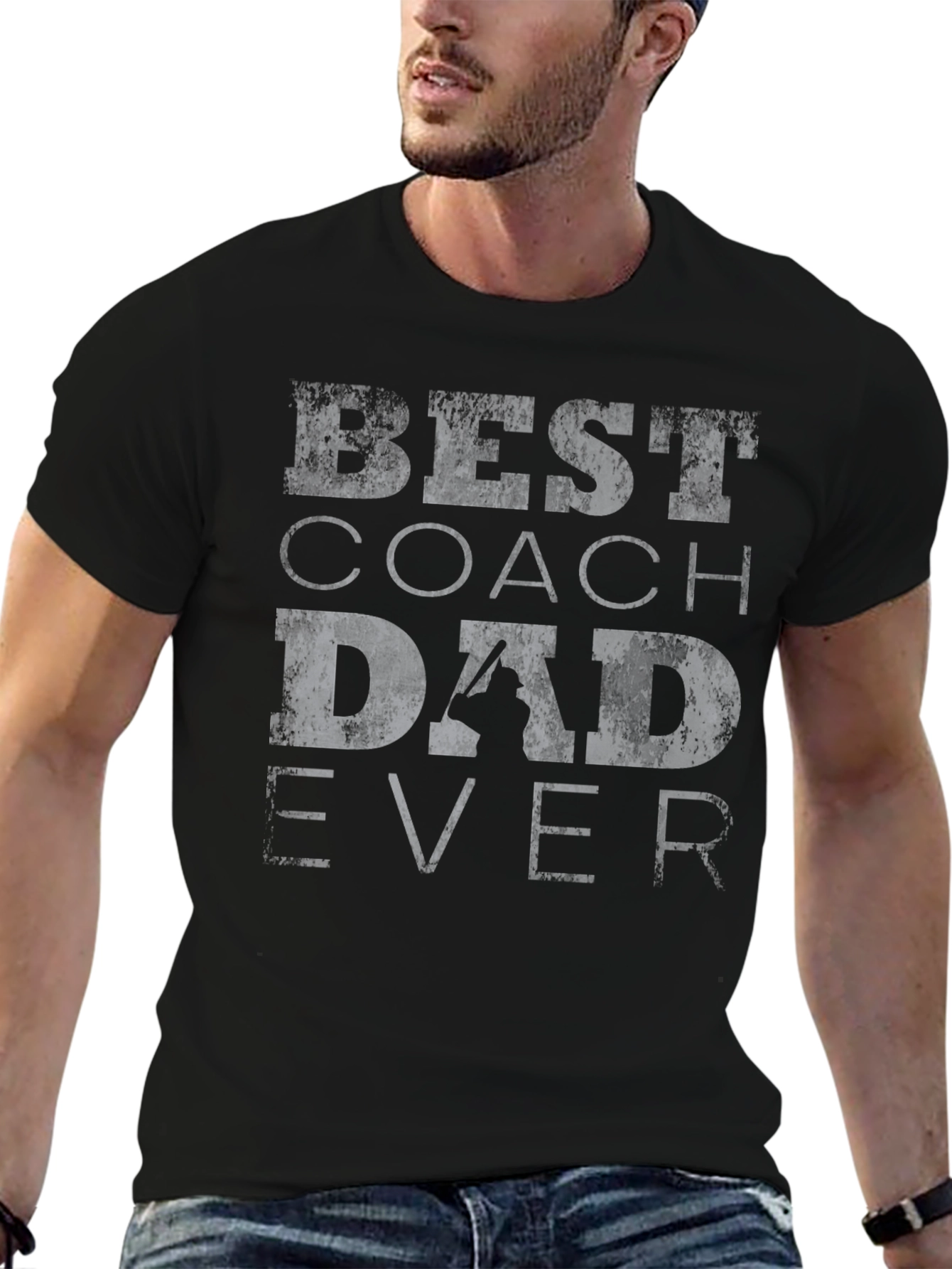 Best Coach Dad Ever Graphic Tee