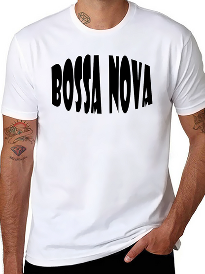 Bossa Nova Black T-Shirt - Cool Music Tee