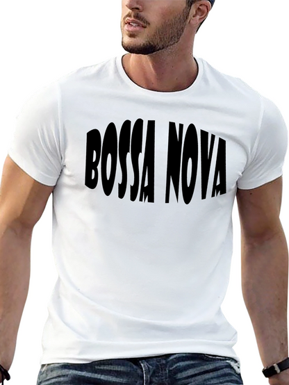 Bossa Nova Black T-Shirt - Cool Music Tee
