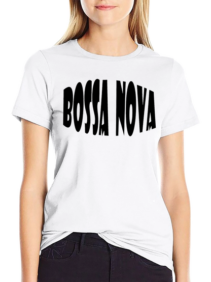 Bossa Nova Black T-Shirt - Cool Music Tee