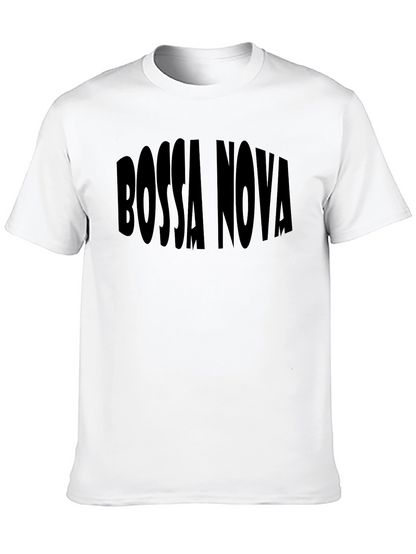 Bossa Nova Black T-Shirt - Cool Music Tee