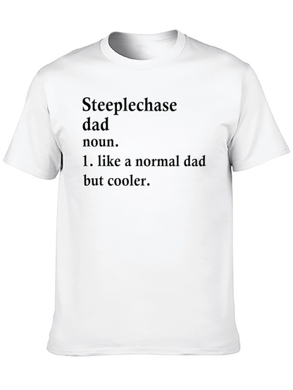 Steeplechase Dad Definition Black T-Shirt