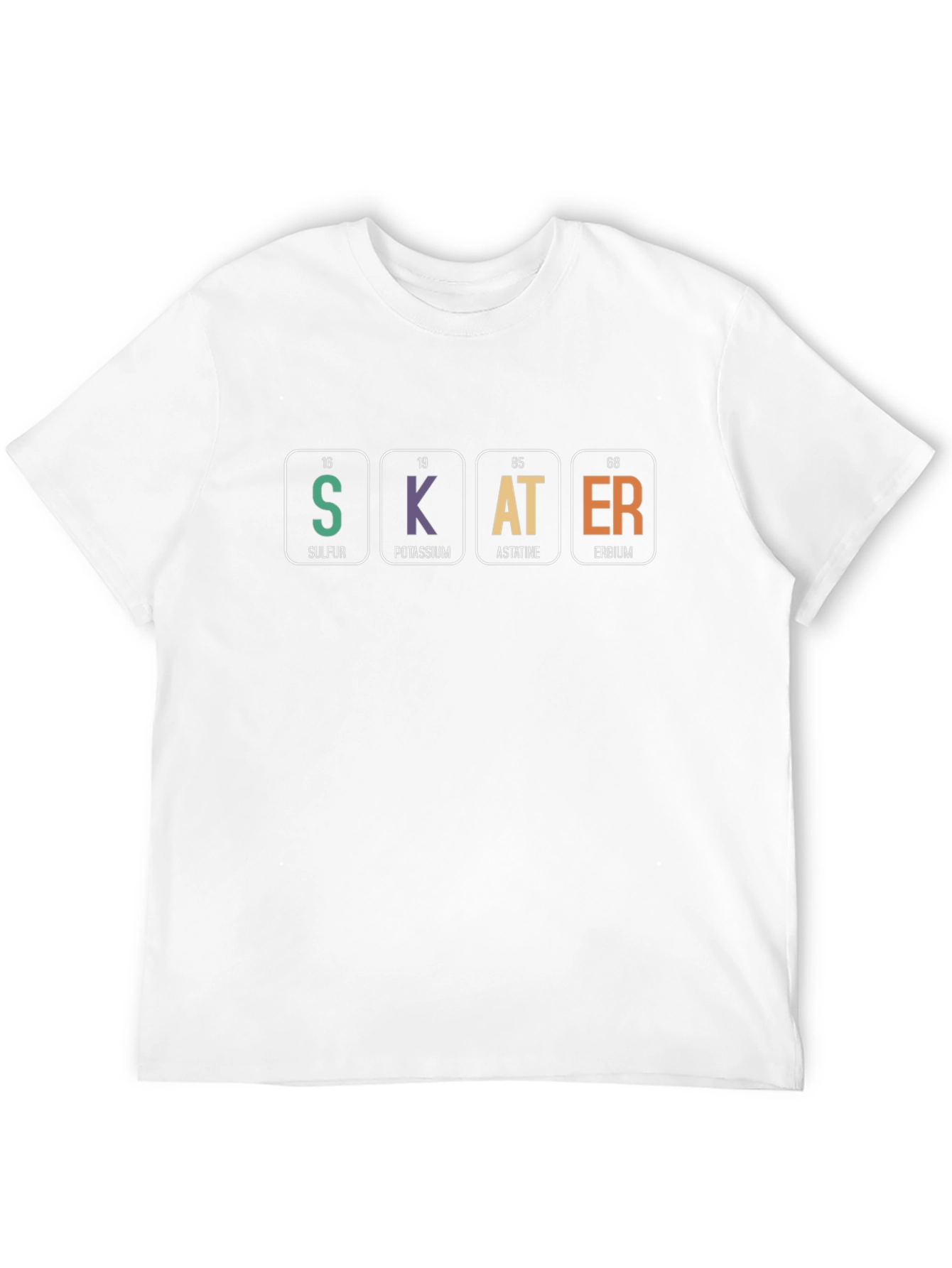 Periodic Table Skater T-Shirt - Black