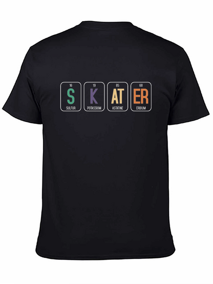Periodic Table Skater T-Shirt - Black