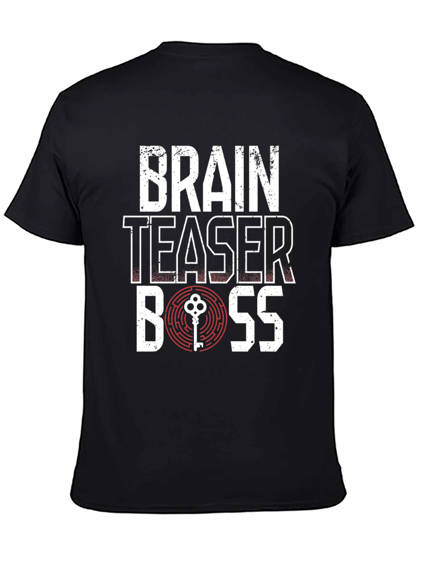 Brain Teaser Boss Graphic T-Shirt - Puzzle Solver Tee